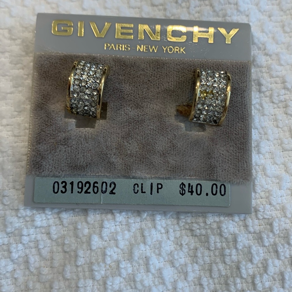 Givenchy Gold and Silver Statement Earrings